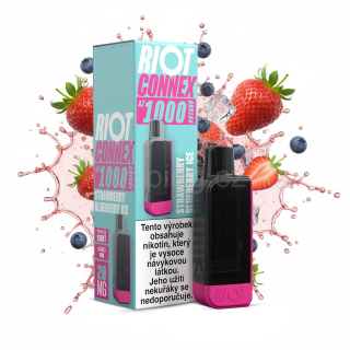 Riot Connex 1000 přednaplněný POD STRAWBERRY BLUEBERRY ICE 10mg