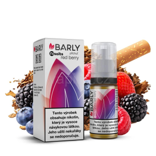 Barly Red Berry SALT e-liquid (tabák a lesní plody) 10ml - 10mg
